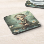 Dessous-de-verre Elfe et libellule 5 (Côté gauche)