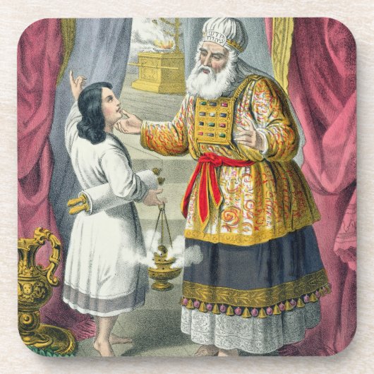 Dessous-de-verre Eli interrogeant Samuel concernant la vision, de (Devant)