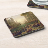 Dessous-de-verre Embarquement de St Paula Romana chez Ostia, (Côté gauche)