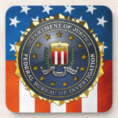 Dessous-de-verre Emblème du FBI (Devant)