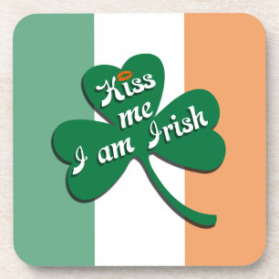 Dessous-de-verre Embrasse-moi, je suis Irlandais