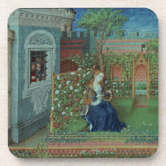 Dessous-de-verre Emelye dans son jardin. Les chevaliers emprisonnés (Devant)