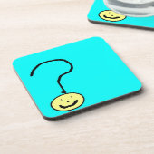 Dessous-de-verre emoji de point d'interrogation, art numérique par (Côté gauche)