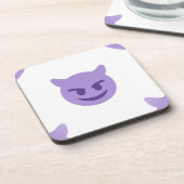 Dessous-de-verre emoji diable (Côté gauche)