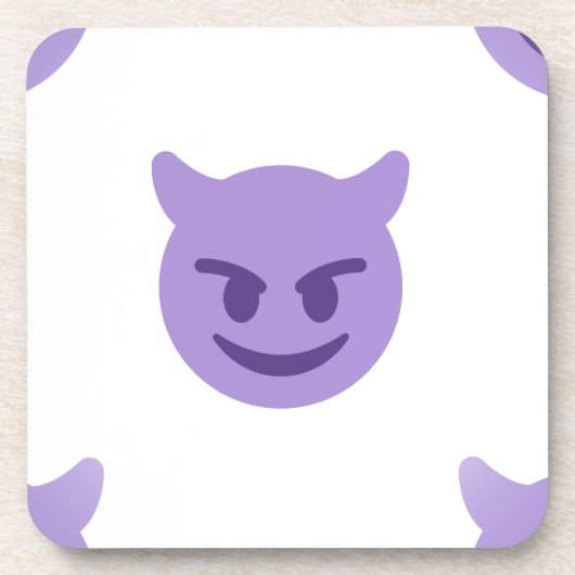 Dessous-de-verre emoji diable (Devant)