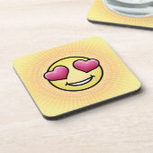 Dessous-de-verre Emoji Love (Côté gauche)