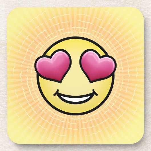 Dessous-de-verre Emoji Love (Devant)