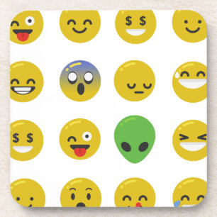 Dessous-de-verre Emoji visage heureux