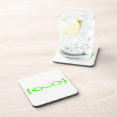 Dessous-de-verre Emoticon japonais ALIEN (Côté Droit)