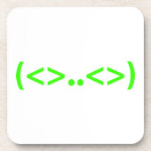 Dessous-de-verre Emoticon japonais ALIEN (Devant)