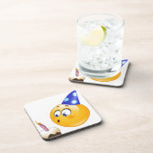 Dessous-de-verre émoticône anniversaire (Côté Droit)