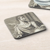 Dessous-de-verre Empereur de D. Octavius Augustus (ANNONCE 63 AVANT (Côté gauche)