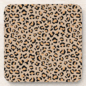 Dessous-de-verre Empreinte de léopard, Spots de léopard, Leopard Br (Devant)
