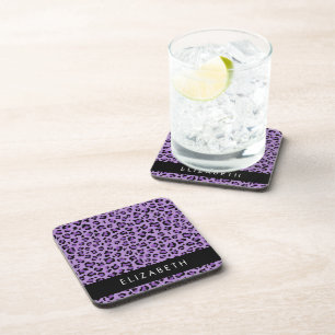 Dessous-de-verre Empreinte de léopard, Spots, Leopard Violet, Votre