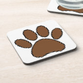 Dessous-de-verre Empreinte de patte Pixel Dog (Côté gauche)