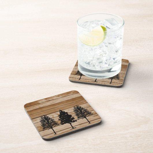 Dessous de verre en bois (Côté Droit)