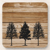 Dessous de verre en bois (Devant)