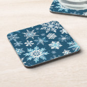 dessous de verre en cristaux de flocon de neige (Côté gauche)