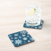 dessous de verre en cristaux de flocon de neige (Côté Droit)