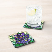 Dessous de verre en dendrobium de verre (Côté Droit)