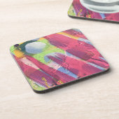 Dessous de verre en design Coton abstrait (Côté gauche)