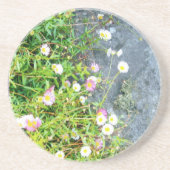 DESSOUS DE VERRE EN GRÈS 小さな花   (Devant)