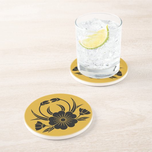 DESSOUS DE VERRE EN GRÈS 小山蟹桜 (Côté)