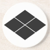 DESSOUS DE VERRE EN GRÈS 武 菱 田 (Devant)