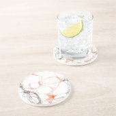 Dessous De Verre En Grès 00010 Art abstrait (Côté)