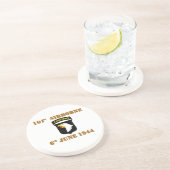 Dessous De Verre En Grès 101st Airborne D-Day (Côté)