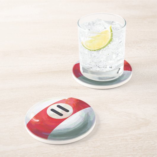 Dessous De Verre En Grès 11 balle (Côté)