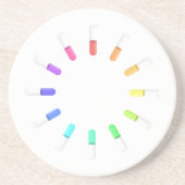 DESSOUS DE VERRE EN GRÈS 12 (Devant)