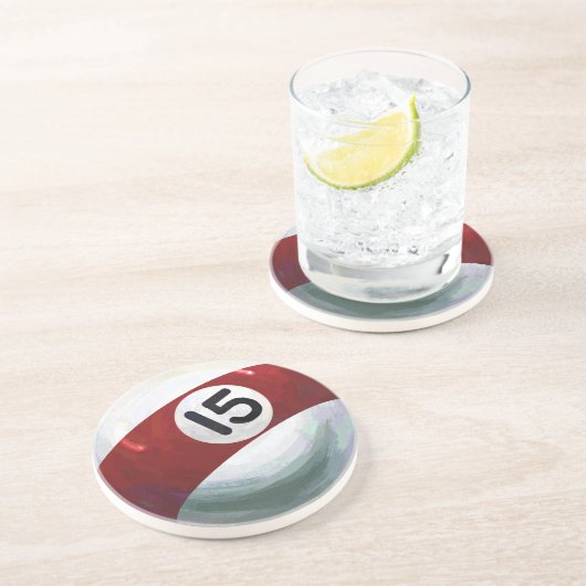 Dessous De Verre En Grès 15 balle (Côté)