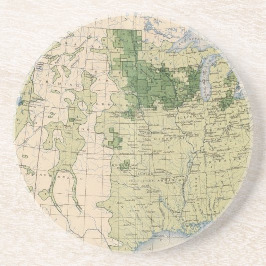 Dessous De Verre En Grès 161 Orge/km2 (Devant)