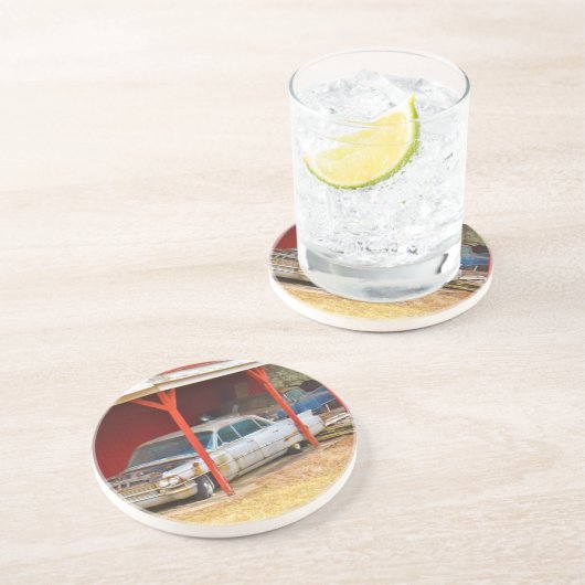 Dessous De Verre En Grès 1963 Silver Sadan deville (Côté)