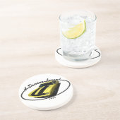 DESSOUS DE VERRE EN GRÈS 1969 JAUNE DE CAMARO Z28 (Côté)