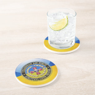 Dessous De Verre En Grès [200] Équipe aérienne de l'Ukraine