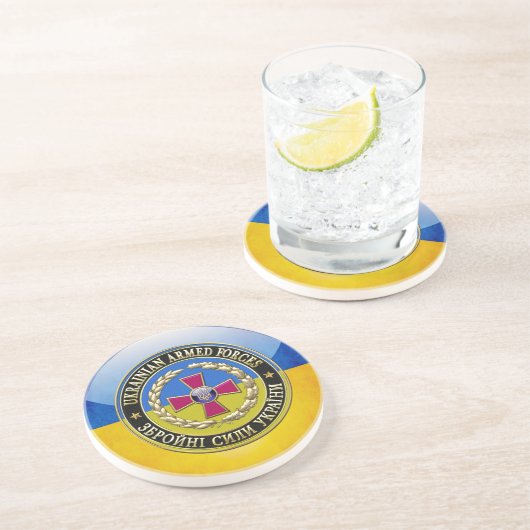 Dessous De Verre En Grès [200] Ukrainian Armed Forces (Côté)