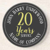 Dessous De Verre En Grès 20 ans d'ancienneté (Devant)