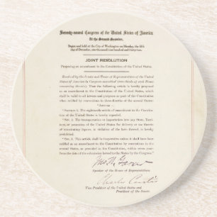 Dessous De Verre En Grès 21ème Interdiction de fin d'amendement