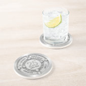 Dessous De Verre En Grès 25e anniversaire de Mariage (Côté)