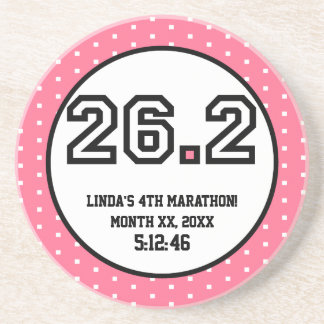 Dessous De Verre En Grès 26,2 Marathon