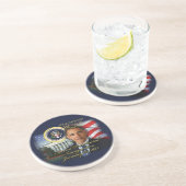 Dessous De Verre En Grès 2ème inauguration du Président Obama (Côté)