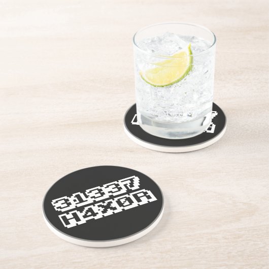 DESSOUS DE VERRE EN GRÈS 31337 H4X0R (Côté)