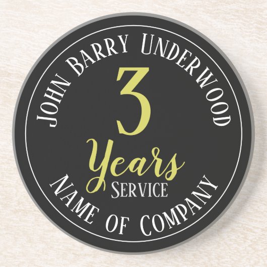 Dessous De Verre En Grès 3 ans d'ancienneté (Devant)