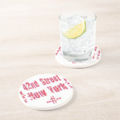 Dessous De Verre En Grès 42e tiret. (Côté)