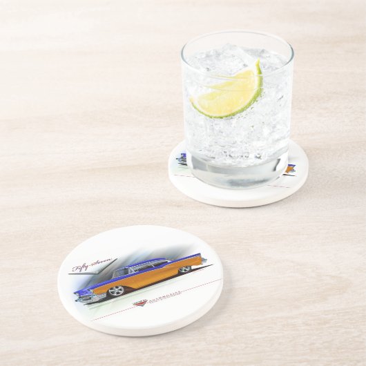 Dessous De Verre En Grès 57 chevy (Côté)