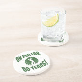 Dessous De Verre En Grès 60e anniversaire de Golfer (Côté)