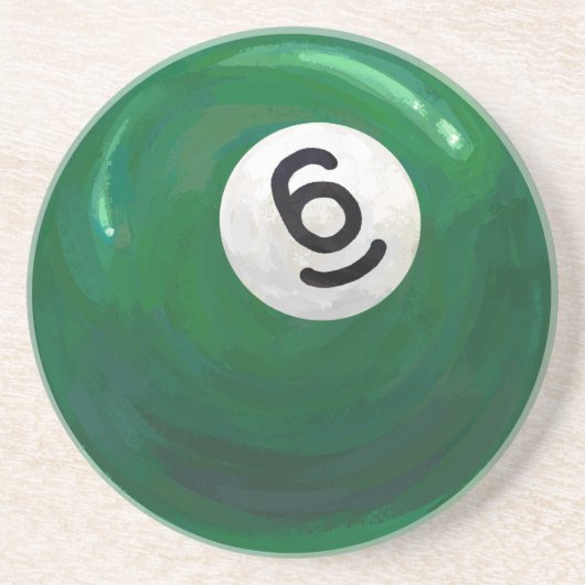 Dessous De Verre En Grès 6 balle (Devant)