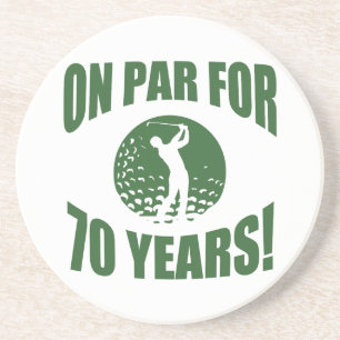 Dessous De Verre En Grès 70e anniversaire de Golfer